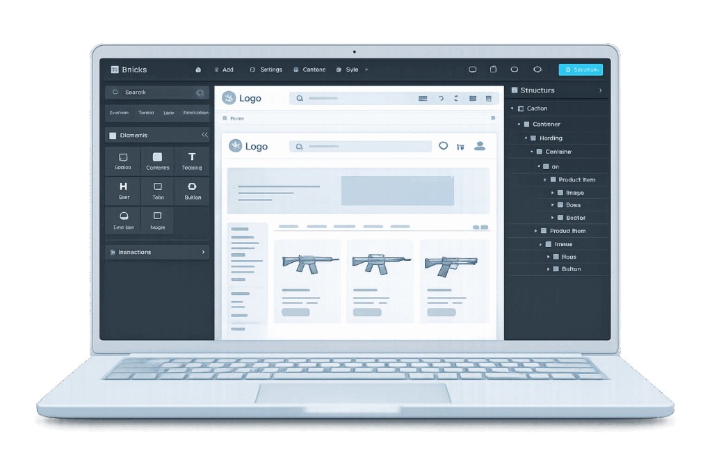 firearms ecommerce website