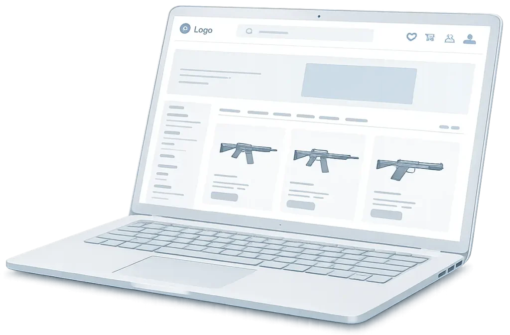 firearms ecommerce website